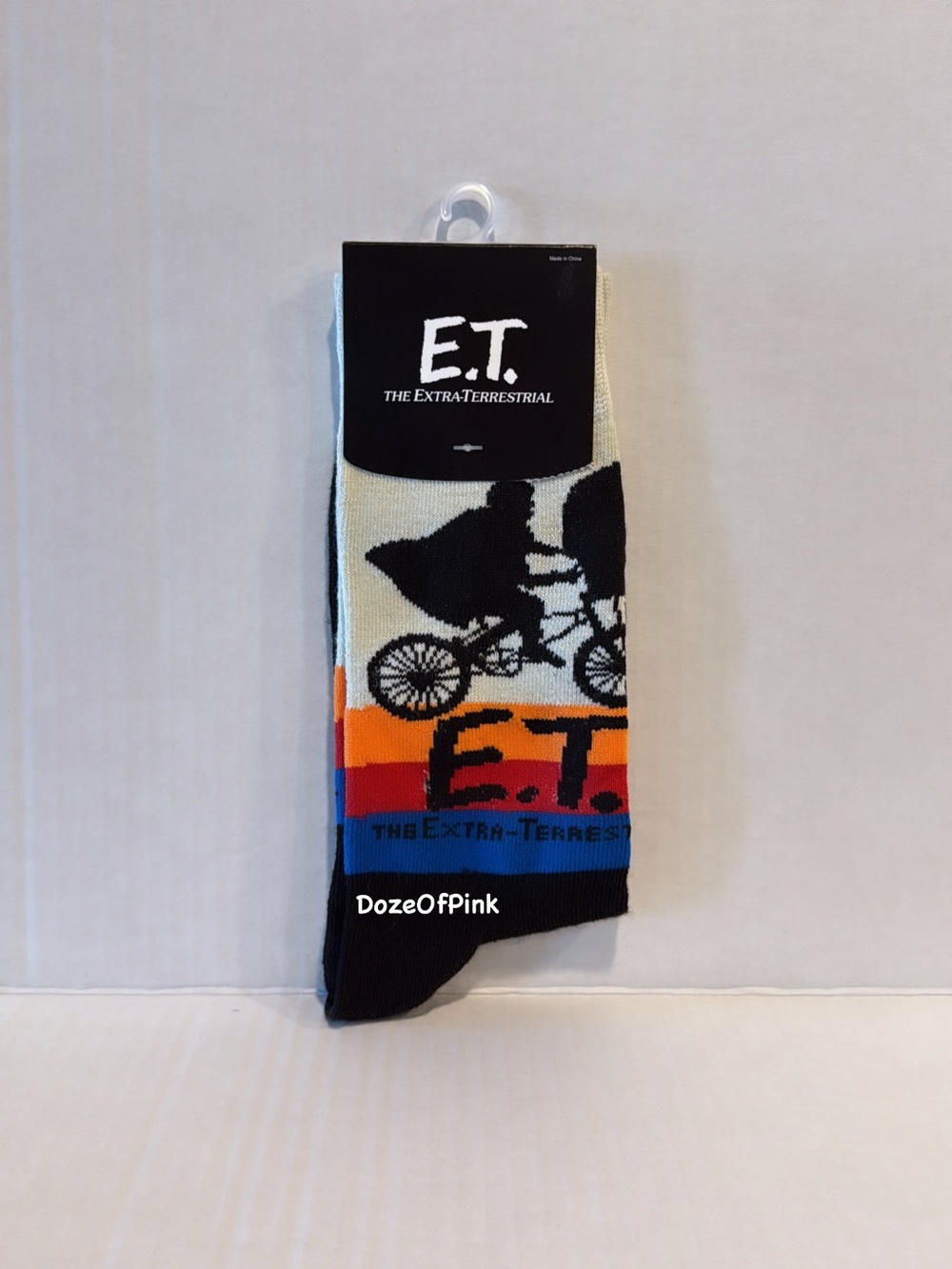 The Extra-Terrestrial E.T. Crew Socks / Fits Shoe Size 8-12